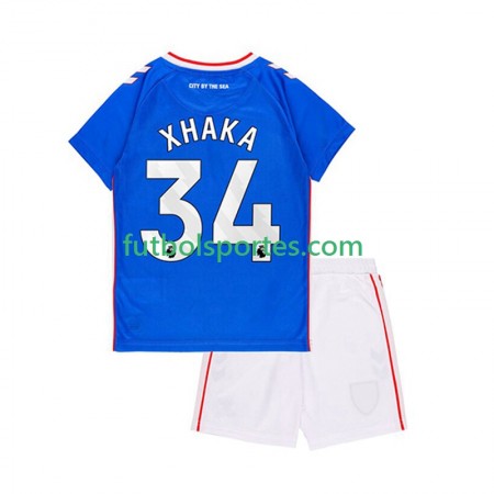 Camiseta Sunderland Granit Xhaka 34 Niño Segunda Equipación 2025/2026